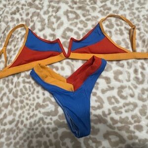 Oneone brand Colorblock Bikini Set